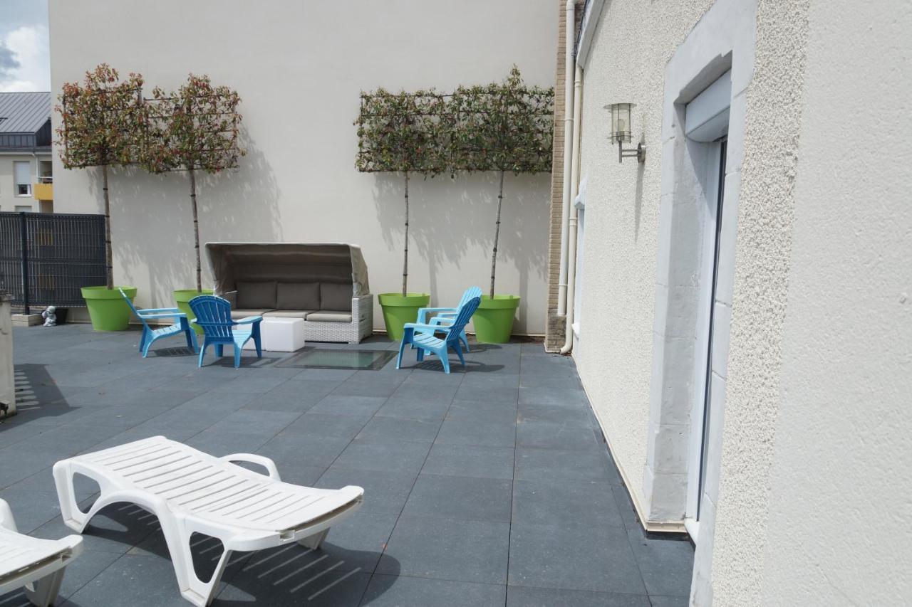 Ferienwohnung 72M² Avec Terrasse Dans Demeure Angevine De 2 Etages Angers Exterior foto